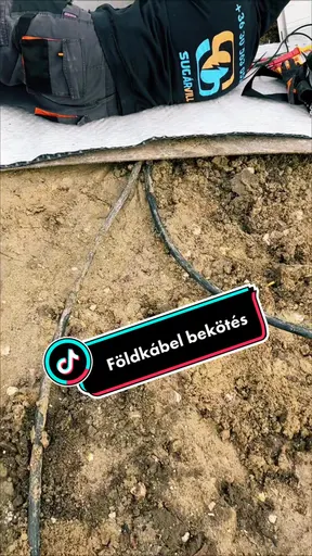 Földkábel bekötése — TikTok-videó, 2023. január